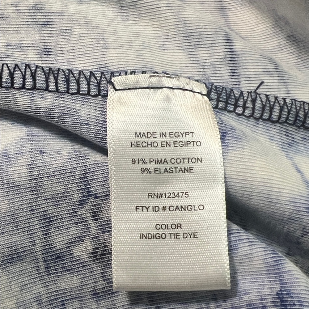 Ellen Tracy Vibrant Blue tie-dye Patterned Mini Dress - Picture 6 of 6